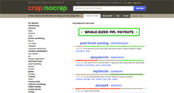 Desktop Screenshot of crapnocrap.com